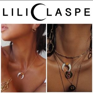 Liliclaspe Citrine Moby Horn Necklace